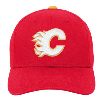 Calgary Flames detská čiapka baseballová šiltovka Precurved Snap