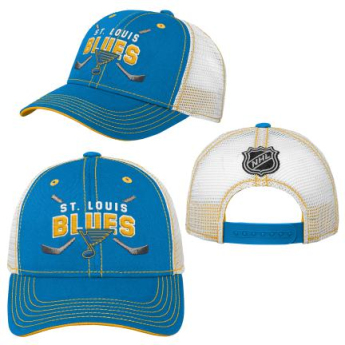 St. Louis Blues detská čiapka baseballová šiltovka Lockup Meshback Adj.