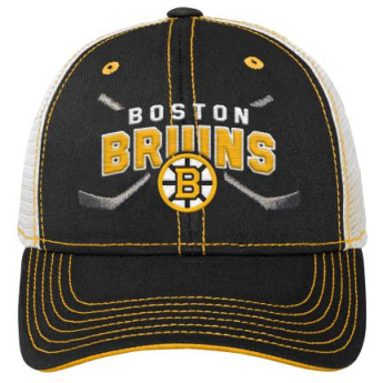 Boston Bruins detská čiapka baseballová šiltovka Lockup Meshback Adj.