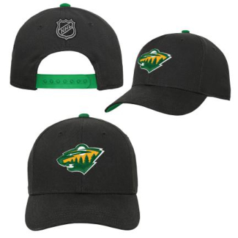 Minnesota Wild detská čiapka baseballová šiltovka 3Rd Jersey Precurved Snap