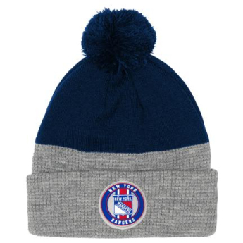 New York Rangers detská zimná čiapka Draft Cuffed Beanie With Pom