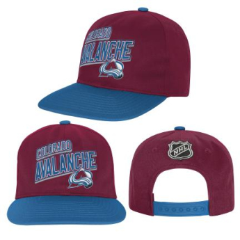 Colorado Avalanche detská čiapka flat šiltovka Essentials Deadstock Snapback