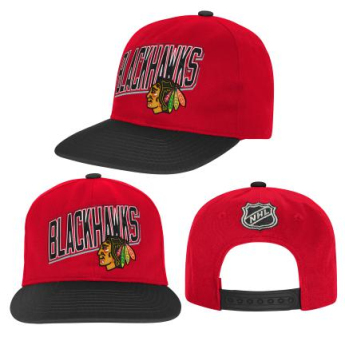 Chicago Blackhawks detská čiapka flat šiltovka Essentials Deadstock Snapback