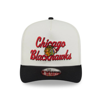 Chicago Blackhawks čiapka baseballová šiltovka New Era 950AF Chainstitch white