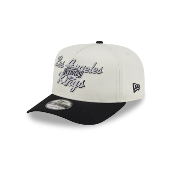 Los Angeles Kings čiapka baseballová šiltovka New Era 950AF Chainstitch white-grey