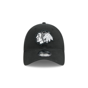Chicago Blackhawks čiapka baseballová šiltovka New Era 920 Stamp balck
