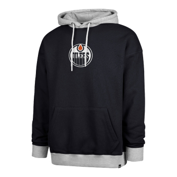 Edmonton Oilers pánska mikina s kapucňou 47 Patch Drop Shoulder Hood black
