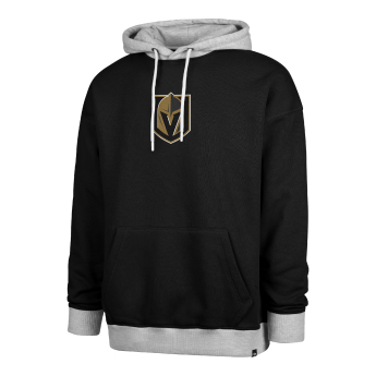 Vegas Golden Knights pánska mikina s kapucňou 47 Patch Drop Shoulder Hood black