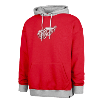 Detroit Red Wings pánska mikina s kapucňou 47 Patch Drop Shoulder Hood red