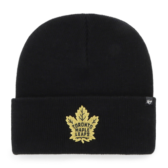 Toronto Maple Leafs zimná čiapka Haymaker Metallic 47 Cuff Knit Black