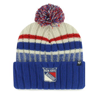 New York Rangers zimná čiapka Long Range 47 Cuff Knit Natural