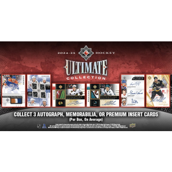 NHL boxy hokejové karty NHL 2024-25 Upper Deck Ultimate Hobby Box