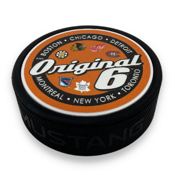 NHL produkty puk Script Textured Hockey - Original 6