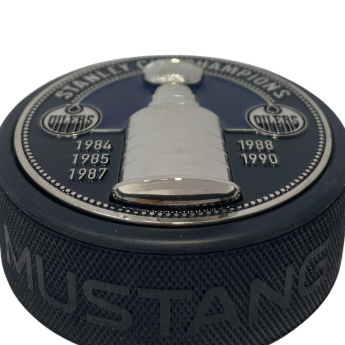 Edmonton Oilers puk Ultra 3D Stanley Cup Medallion