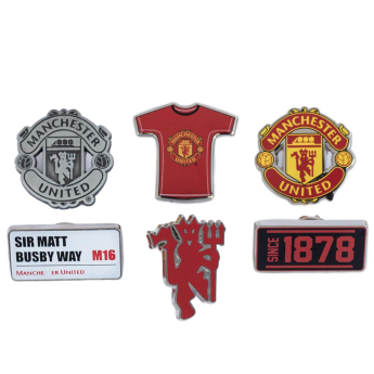 Manchester United set odznáčikov 6pc