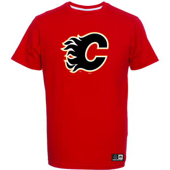 Calgary Flames pánske tričko Logo red