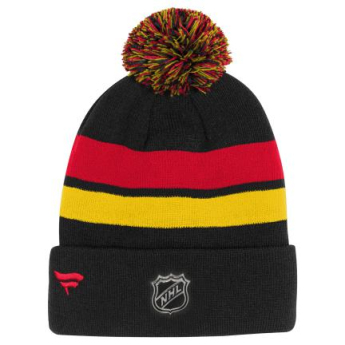 Vancouver Canucks detská zimná čiapka Cuffed Beanie With Pom black
