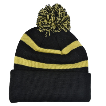 FC Arsenal zimná čiapka Bobble Stripe gold