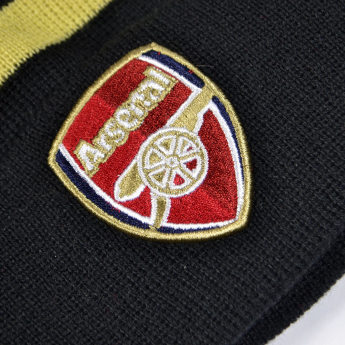 FC Arsenal zimná čiapka Bobble Stripe gold