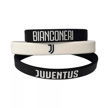 Juventus Torino gumový náramok 3pack Silicone