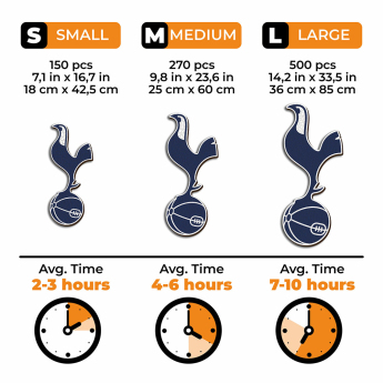 Tottenham drevené puzzle Crest 500 pcs