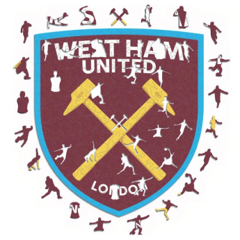 West Ham United drevené puzzle Crest 270 pcs