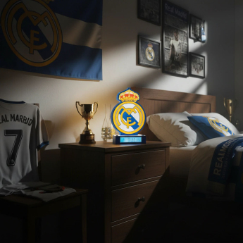 Real Madrid budík with a lamp