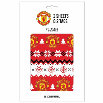 Manchester United baliaci papier Christmas 2 pcs