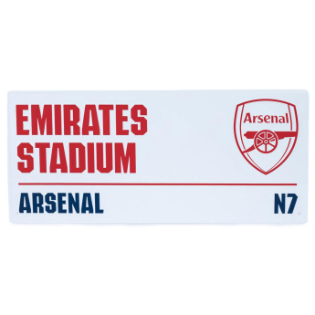 FC Arsenal ceduľa na stenu White Street