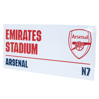 FC Arsenal ceduľa na stenu White Street