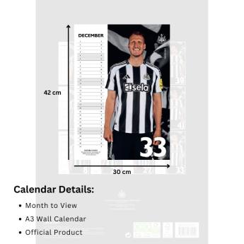 Newcastle United kalendár 2026