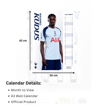 Tottenham kalendár 2026