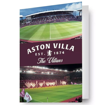 Aston Villa narodeninové želanie 3D Lenticular