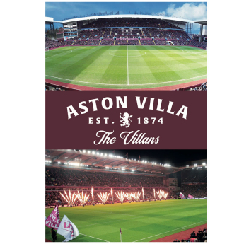 Aston Villa narodeninové želanie 3D Lenticular
