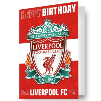 FC Liverpool narodeninové želanie 3D Lenticular
