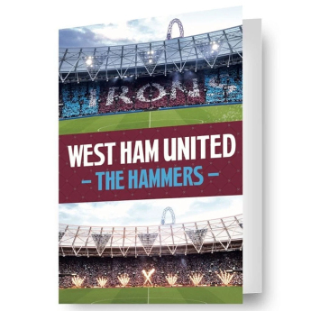 West Ham United narodeninové želanie 3D Lenticular