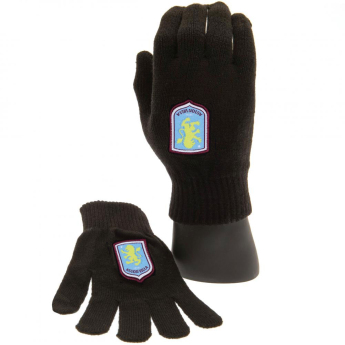 Aston Villa detské rukavice Knitted Gloves Junior