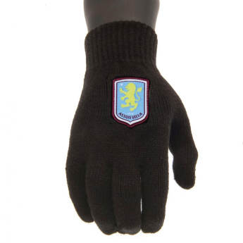 Aston Villa detské rukavice Knitted Gloves Junior
