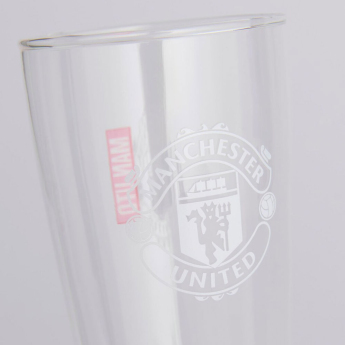 Manchester United poháre Mono Crest Tall Beer Glass