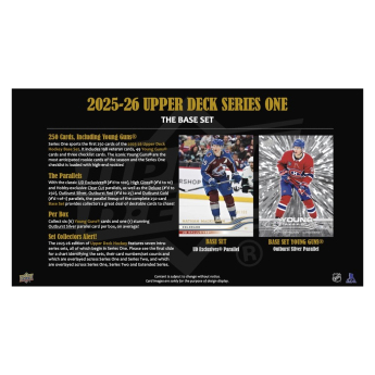 NHL boxy hokejové karty NHL 2025/26 Upper Deck Series 1 Hobby Box