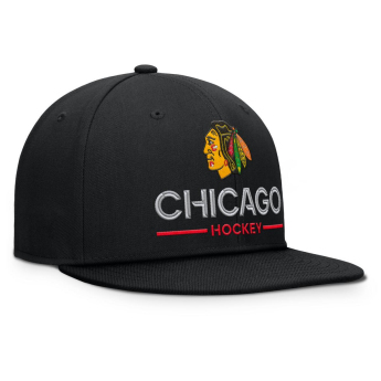 Chicago Blackhawks čiapka flat šiltovka Authentic Pro A/Cap Flat Brim Square Visor Structured Adjustable
