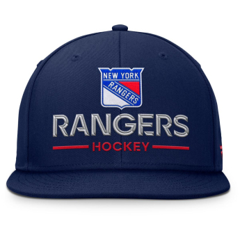 New York Rangers čiapka flat šiltovka Authentic Pro A/Cap Flat Brim Square Visor Structured Adjustable