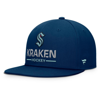 Seattle Kraken čiapka flat šiltovka Authentic Pro A/Cap Flat Brim Square Visor Structured Adjustable