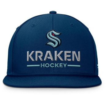 Seattle Kraken čiapka flat šiltovka Authentic Pro A/Cap Flat Brim Square Visor Structured Adjustable