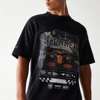 Mclaren Honda pánske tričko NE GRPHC black washed F1 Team 2025