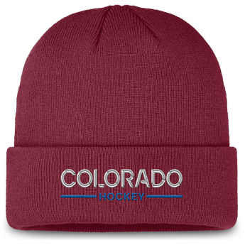Colorado Avalanche zimná čiapka Authentic Pro A/Cap Cuffed