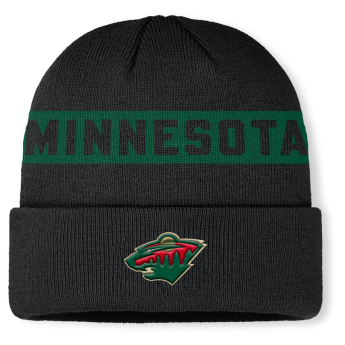 Minnesota Wild zimná čiapka Authentic Pro A/Cap Cuffed inscription
