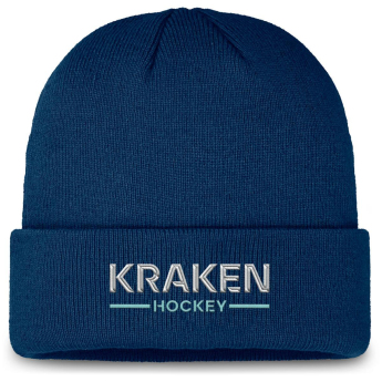 Seattle Kraken zimná čiapka Authentic Pro A/Cap Cuffed