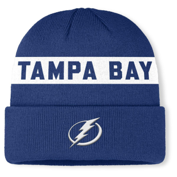 Tampa Bay Lightning zimná čiapka Authentic Pro A/Cap Cuffed inscription