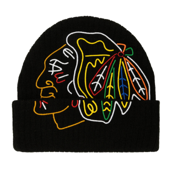 Chicago Blackhawks zimná čiapka Line Light Knit black